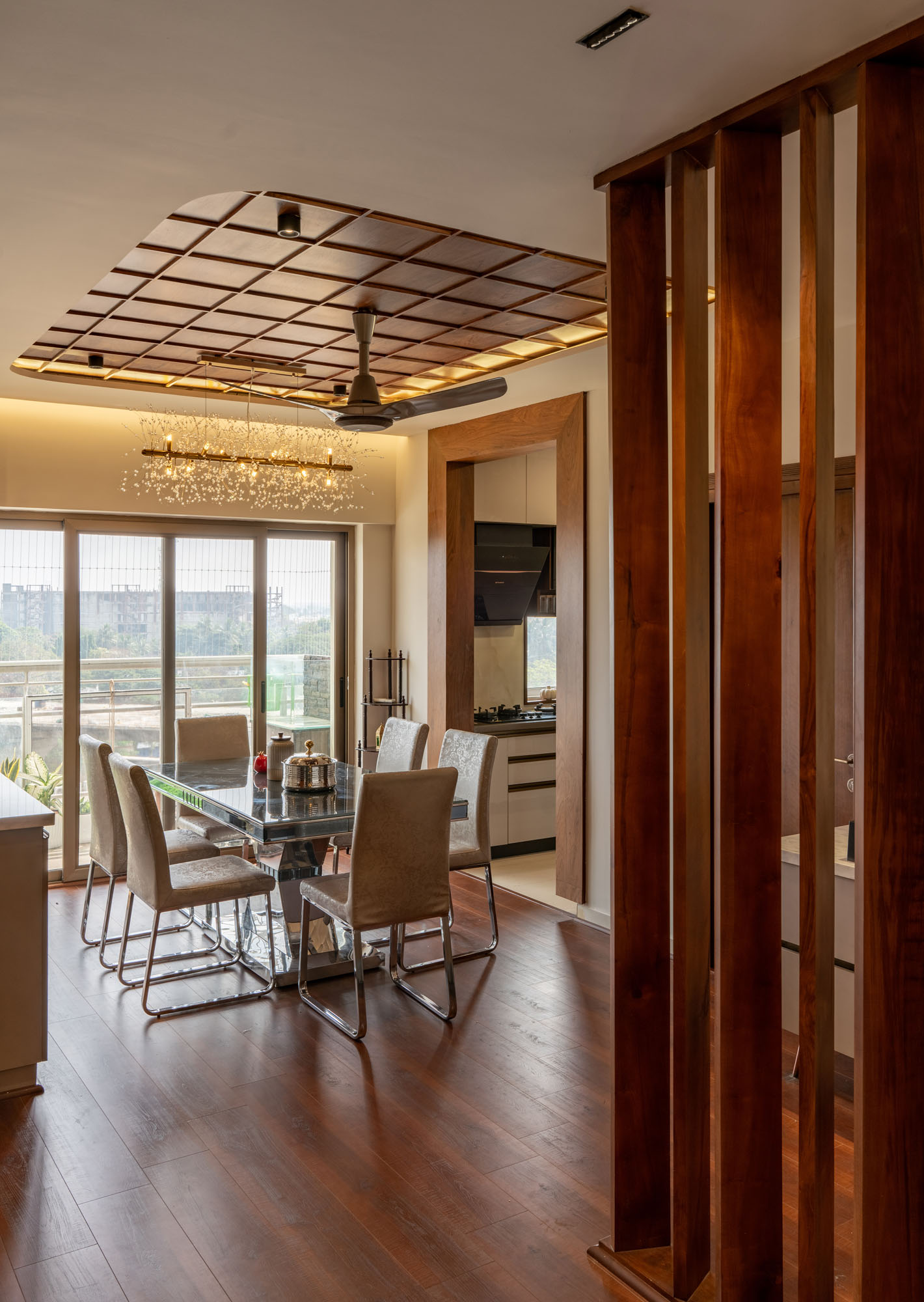 Living room seating area interior photography at Sattva Coimbatore by Spontofocus