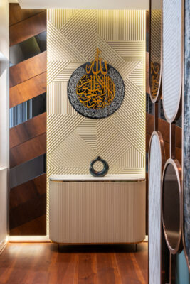 Entrance foyer interior design photography at Sattva Coimbatore by Spontofocus