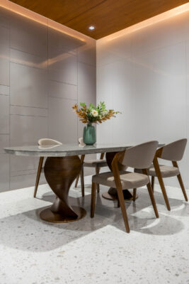 Dining area interior photography at Arc Human residence Tiruppur
