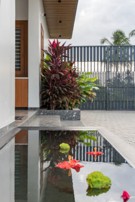 Exterior side architecture photography of Arc Human residence Tiruppur