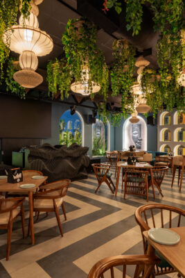 Dining area interior photography at BTS Pub Coimbatore