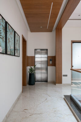 Corridor interior photography at The Garnet House Coimbatore