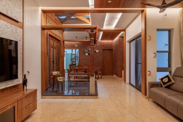 Dining area interior photography at The Garnet House Coimbatore