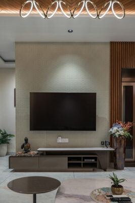 Living room interior photography at Shri Kubera Vashini Pollachi