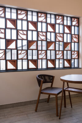 Wall art detail interior photography at Shri Kubera Vashini Pollachi